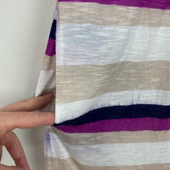 Splendid Strapless Striped Maxi Dress Very‎ Berry Size XS Horizon USA Made Boho - Picture 5 of 13